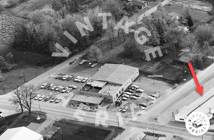 Bowl More - 1968 Aerial (newer photo)